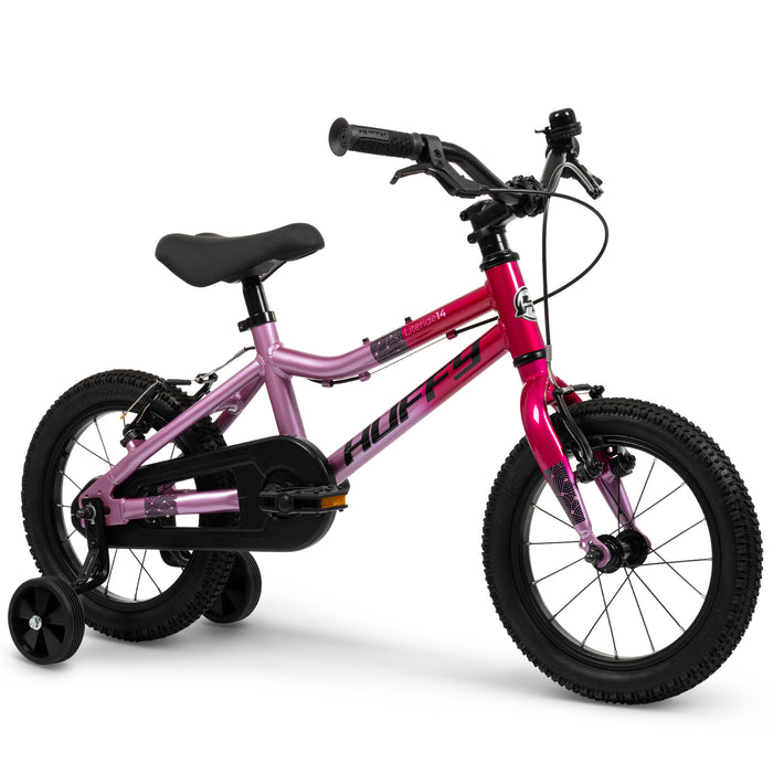 Huffy Literide 14 tum Barncykel, Bubblegum Pink - För barn 4–6 år