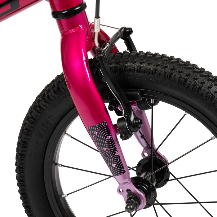Huffy Literide 14 tum Barncykel, Bubblegum Pink - För barn 4–6 år