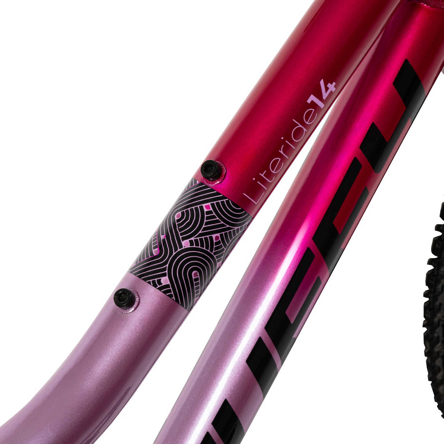 Huffy Literide 14 tum Barncykel, Bubblegum Pink - För barn 4–6 år