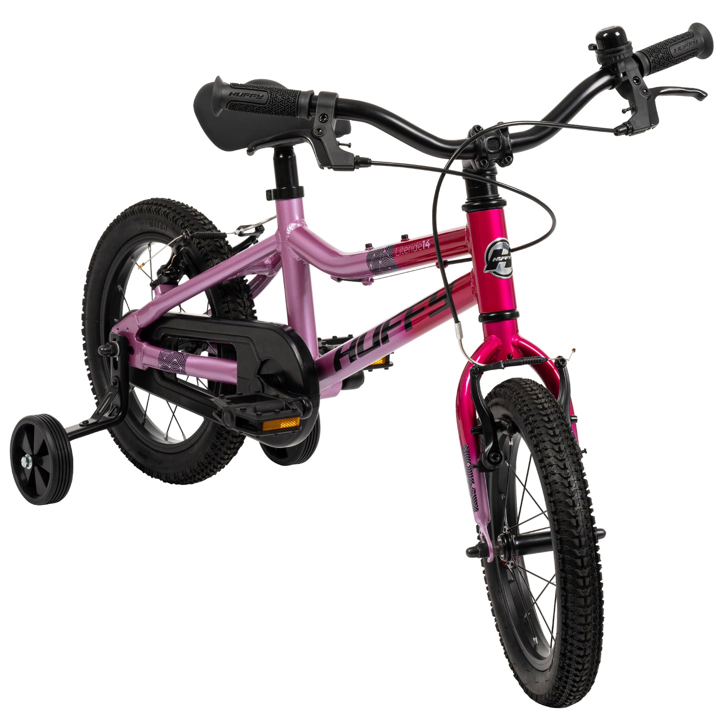 Huffy Literide 14 tum Barncykel, Bubblegum Pink - För barn 4–6 år