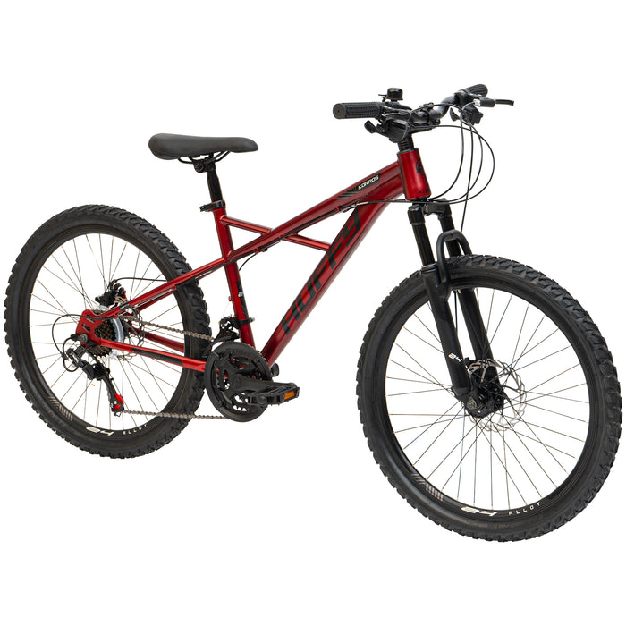 Huffy Korros 24 tum 21-växlad MTB, Röd- För barn 8-12 år