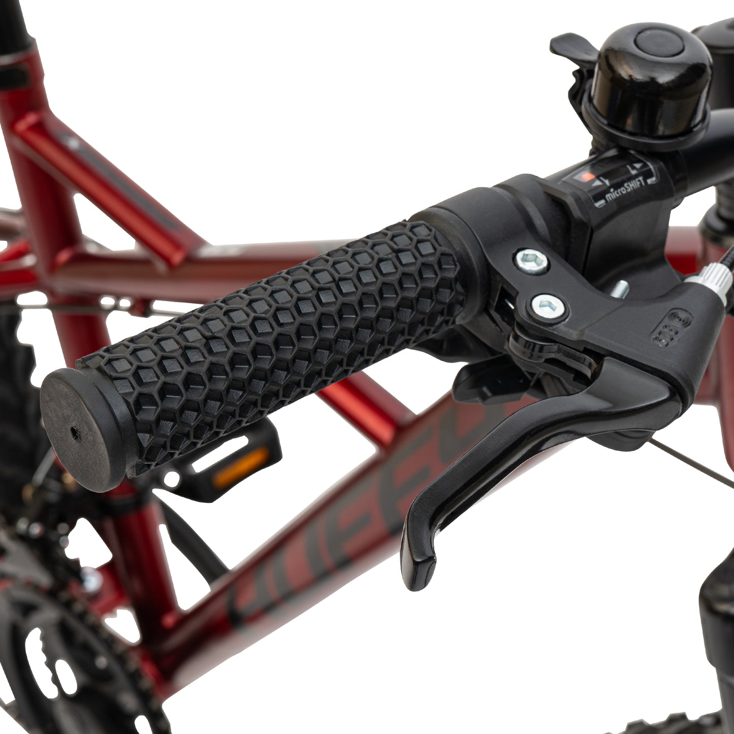 Huffy Korros 24 tum 21-växlad MTB, Röd- För barn 8-12 år