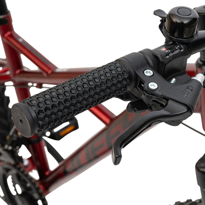 Huffy Korros 24 tum 21-växlad MTB, Röd- För barn 8-12 år