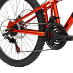 Huffy Marker 24 tum Röd, Fullfjädrad Mountainbike för Barn 8–12 år