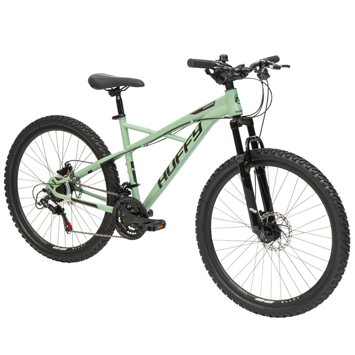 Huffy Korros 26 tum Hardtail MTB, 21 Shimano-växlar & X-frame (Grön)