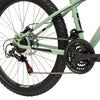 Huffy Korros 26 tum Hardtail MTB, 21 Shimano-växlar & X-frame (Grön)
