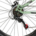 Huffy Korros 26 tum Hardtail MTB, 21 Shimano-växlar & X-frame (Grön)