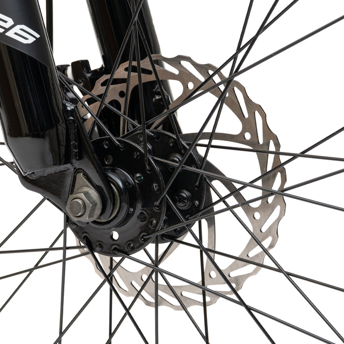 Huffy Korros 26 tum Hardtail MTB, 21 Shimano-växlar & X-frame (Grön)