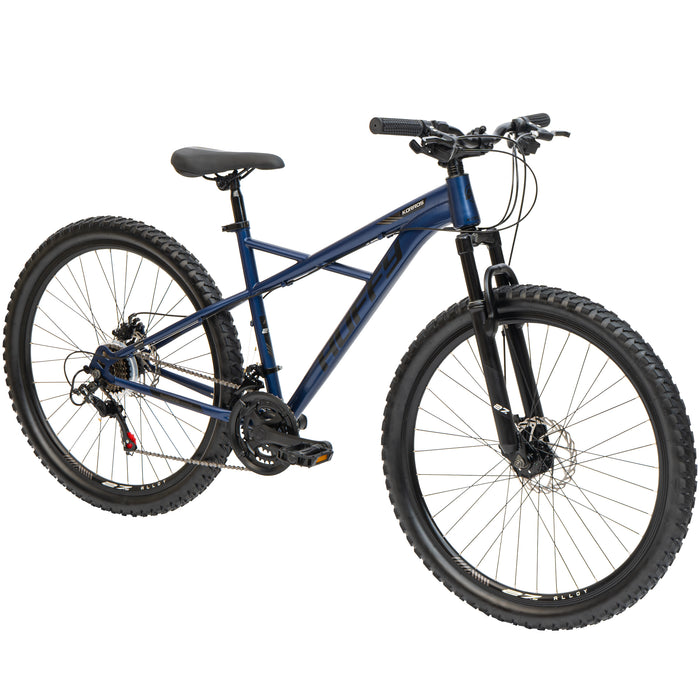 Huffy Korros 27.5" – Hardtail MTB med 21 Shimano-växlar & X-Frame (Blå)