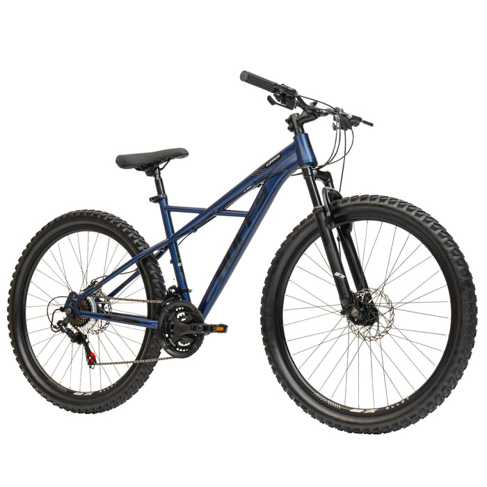 Huffy Korros 27.5" – Hardtail MTB med 21 Shimano-växlar & X-Frame (Blå)