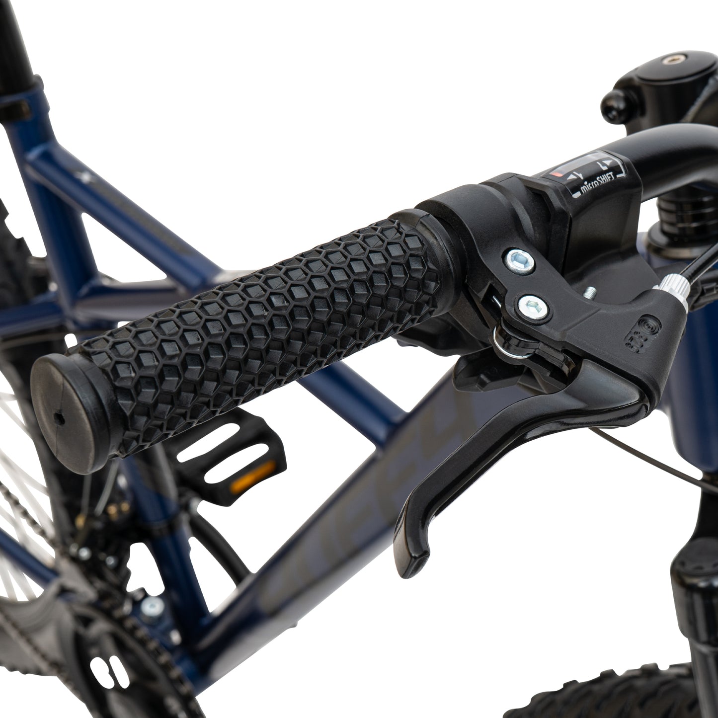 Huffy Korros 27.5" – Hardtail MTB med 21 Shimano-växlar & X-Frame (Blå)