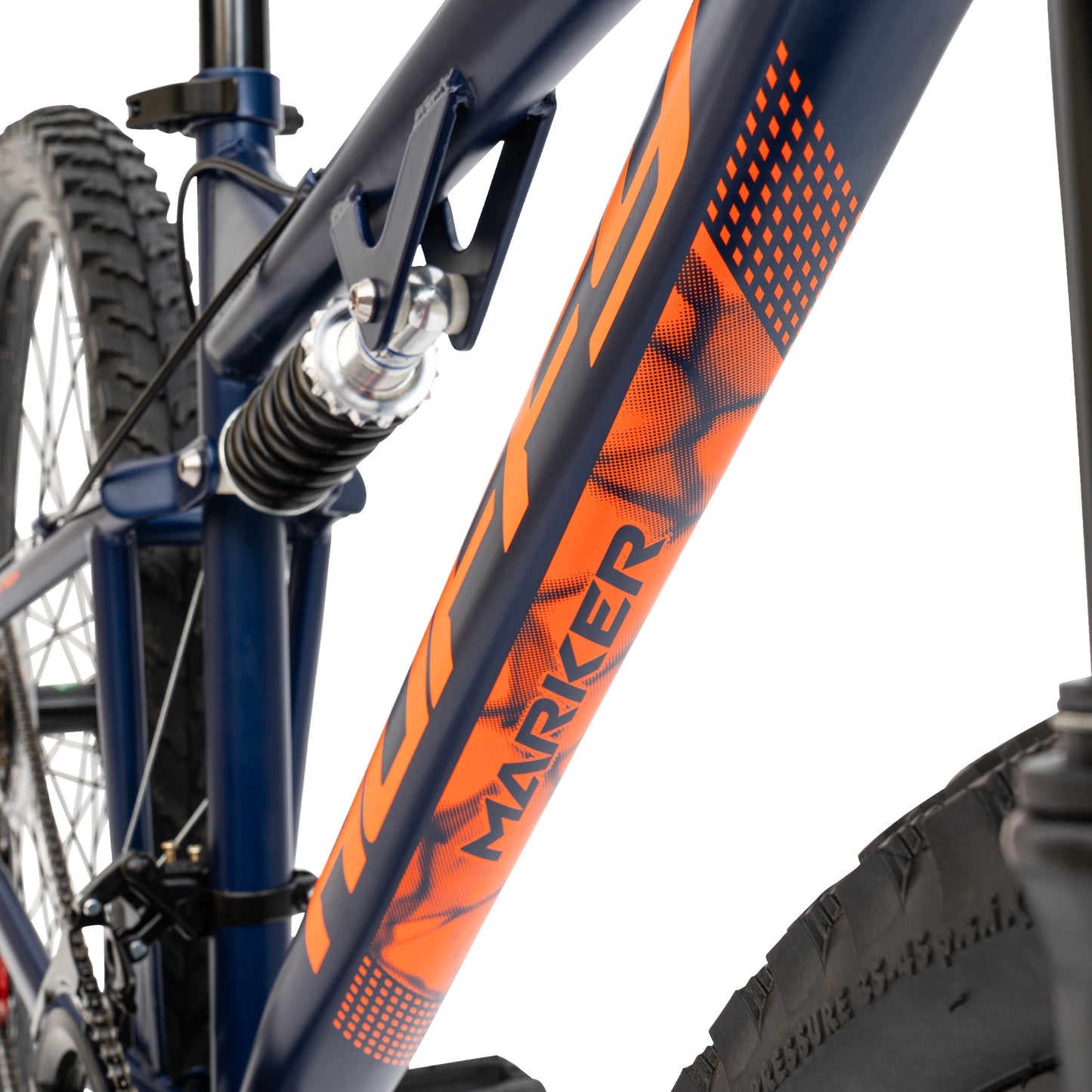 Huffy Marker 27.5" – Full Suspension Mountainbike (Blå)