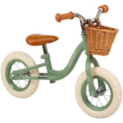Huffy Vintage 10-tum balanscykel för barn - 2-4  år - grön