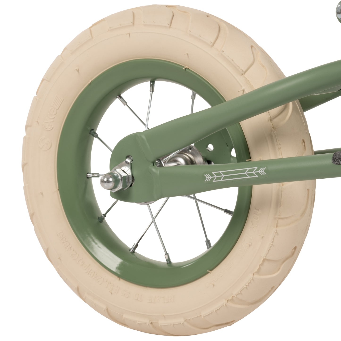 Huffy Vintage 10-tum balanscykel för barn - 2-4  år - grön