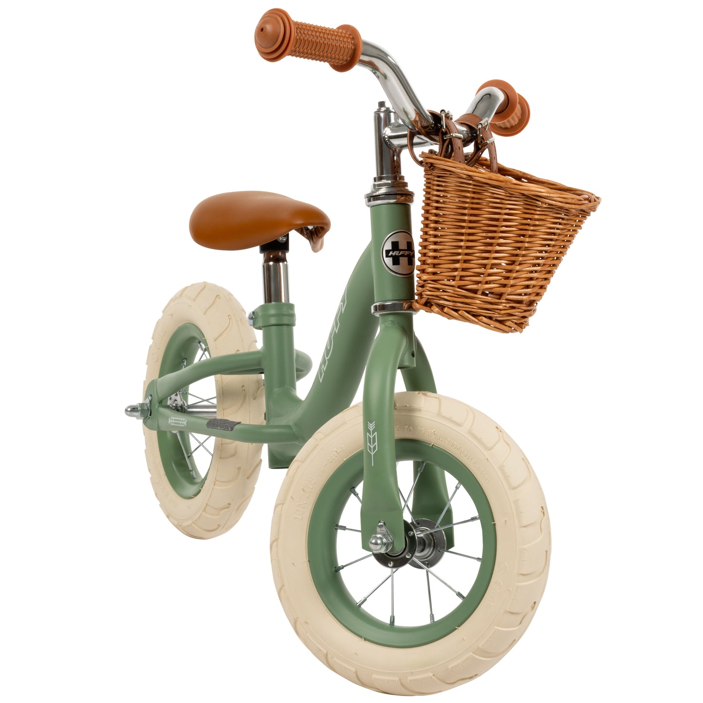 Huffy Vintage 10-tum balanscykel för barn - 2-4  år - grön
