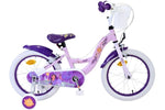 Disney Wish Barncykel Två Handbromsar 16 tum, Lila - Lilla Cykelbutiken