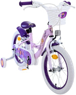 Disney Wish Barncykel Två Handbromsar 16 tum, Lila - Lilla Cykelbutiken