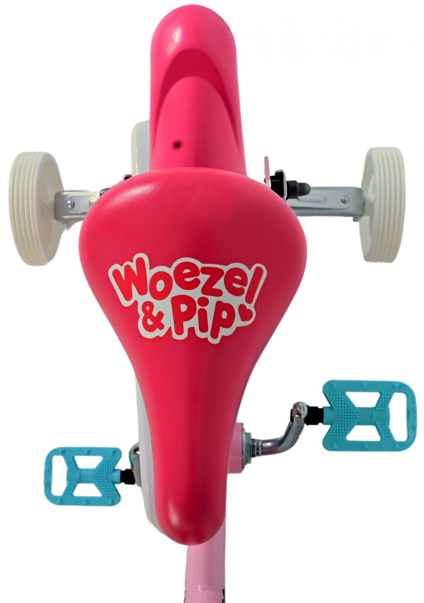 Woezel & Pip Barncykel 12 tum, Rosa - Lilla Cykelbutiken