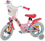 Woezel & Pip Barncykel 12 tum, Rosa - Lilla Cykelbutiken
