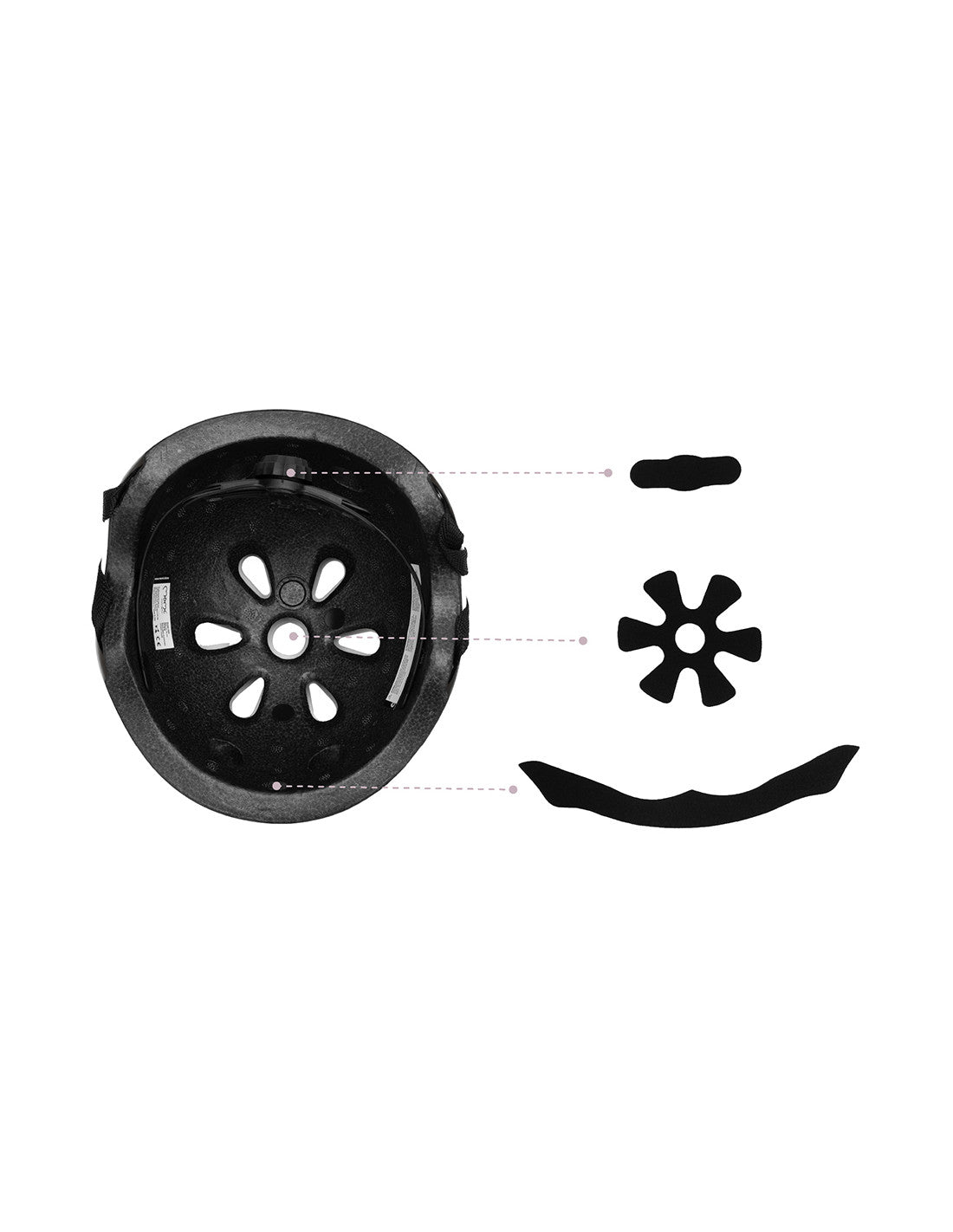 MoMi Cykelhjälm 48–55 cm, Blå