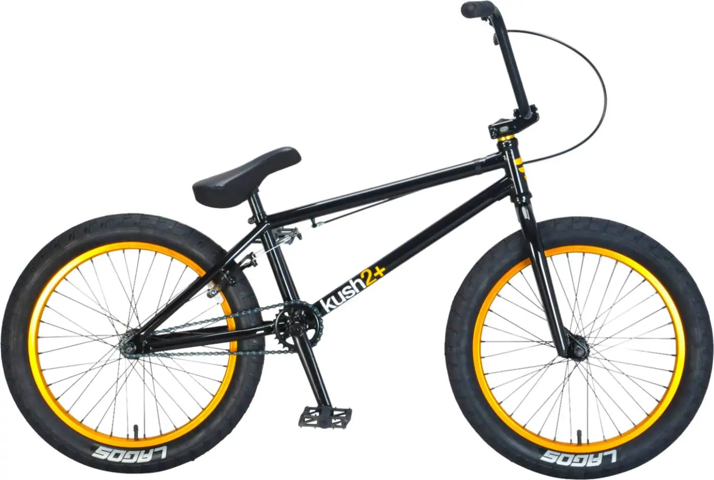Mafia Freestyle BMX Cykel, 20 Tum Svart/Guld - Lilla Cykelbutiken