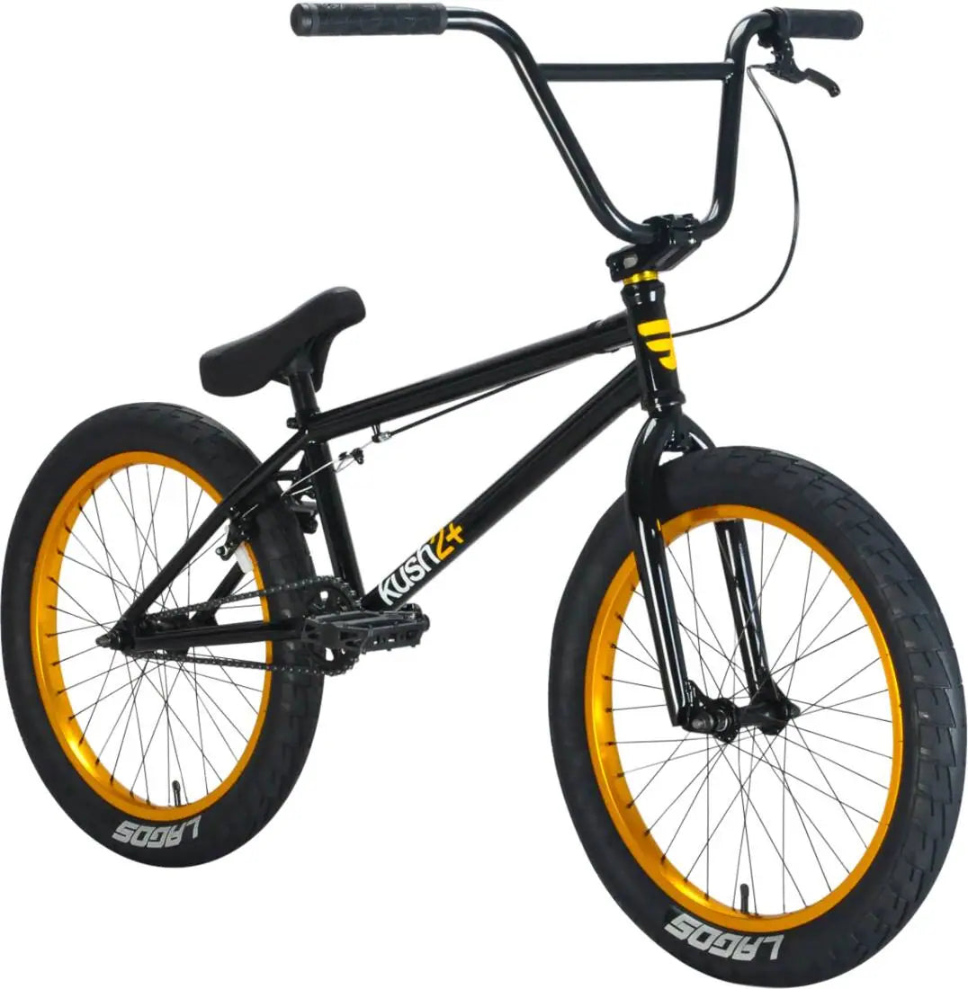 Mafia Freestyle BMX Cykel, 20 Tum Svart/Guld - Lilla Cykelbutiken